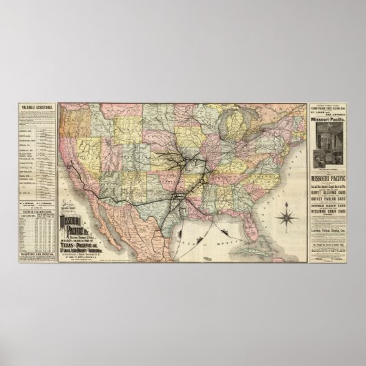 ミズーリ太平洋鉄道 ポスター (正面)