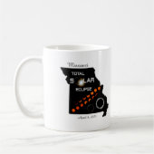 ミズーリ太陽のエクリプクラシックションマグ コーヒーマグカップ (左)