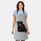 ミズーリ太陽のエクリプス エプロン (着用した状態)