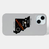 ミズーリ太陽のーEclipse iPhoneケース Case-Mate iPhoneケース (裏面 (横))