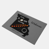 ミズーリ太陽のーEclipse Welcome Doormat ドアマット (アングル)