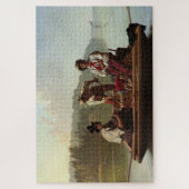 ミズーリ川の船頭 ジグソーパズル (縦)