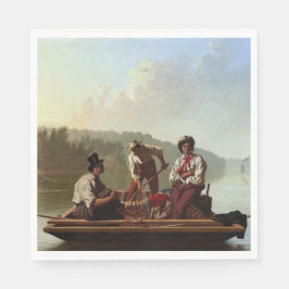 ミズーリ川の船頭 スタンダードランチョンナプキン