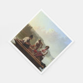 ミズーリ川の船頭 スタンダードランチョンナプキン (角)