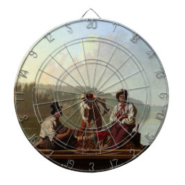 ミズーリ川の船頭 ダーツボード