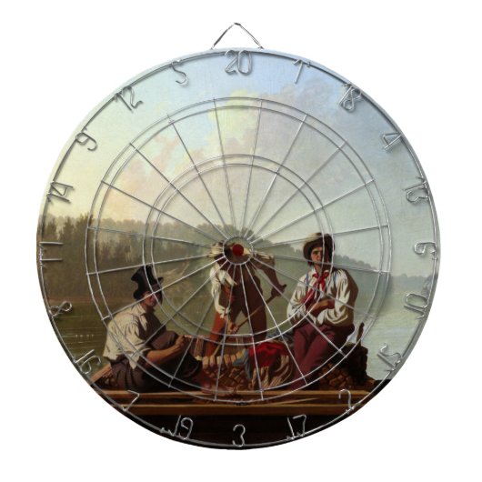 ミズーリ川の船頭 ダーツボード (正面)