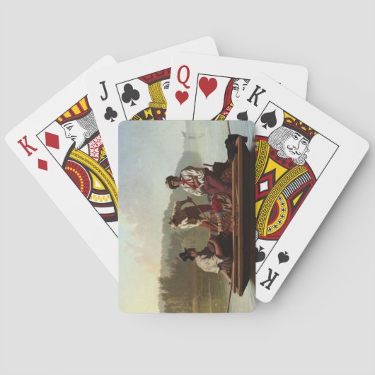 ミズーリ川の船頭 トランプ (裏面)