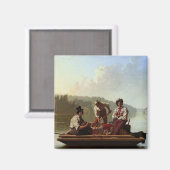 ミズーリ川の船頭 マグネット (正面/裏面)