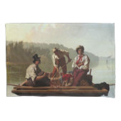 ミズーリ川の船頭 枕カバー (正面左)