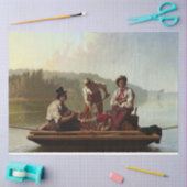 ミズーリ川の船頭 薄葉紙 (クラフト)