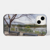 ミズーリ川の風景 iPhoneケース (裏面横)