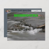 ミズーリ川ウォーターポストカード ポストカード (正面/裏面)