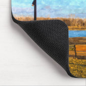 ミズーリ川ベンチパインターリーマウスパッド マウスパッド (コーナー)