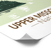 ミズーリ川上流のモニュメントを破壊 ポスター (角)