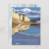 ミズーリ川 ポストカード (正面/裏面)