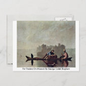 ミズーリ州のトレーダーのGeorge Caleb Bingham氏 ポストカード (正面/裏面)