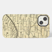 ミズーリ州の地図 2 iPhoneケース (裏面横)