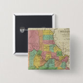 ミズーリ州の新地図 缶バッジ (正面&裏面)