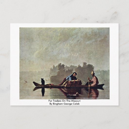 ミズーリ州の毛皮商 ポストカード (正面)