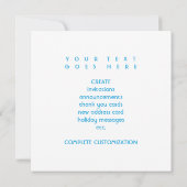 ミズーリ州の涼しいフェード 招待状 (裏面)