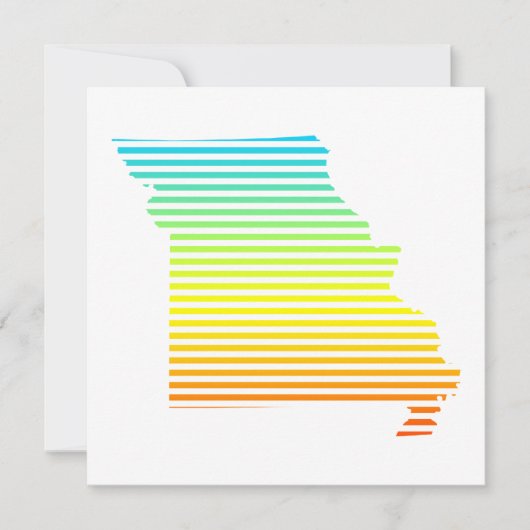 ミズーリ州の涼しいフェード 招待状 (正面)