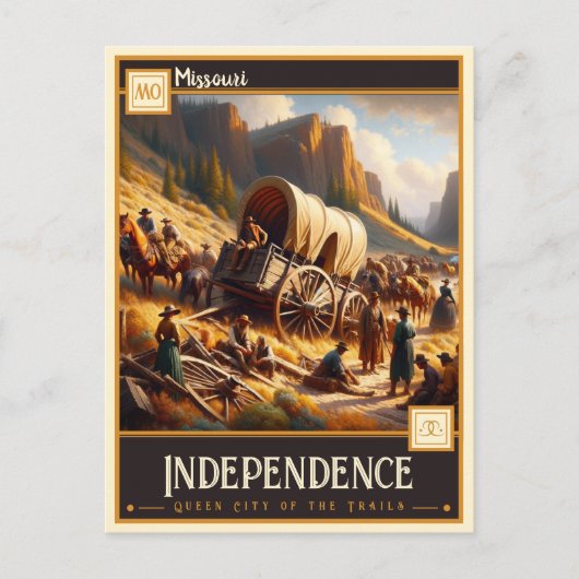 ミズーリ州の独立性 |ヴィンテージ ポストカード (正面)