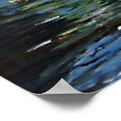 ミズーリ州の美しいマス釣り場の風景 ポスター (角)