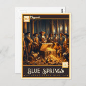 ミズーリ州の青い春 |ヴィンテージ ポストカード (正面/裏面)