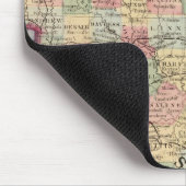 ミズーリ州アイオワ地図（ミッチェル） マウスパッド (コーナー)