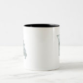 ミズーリ州イラストレーションアート ツートーンマグカップ (中央)