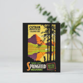 ミズーリ州オザーク山脈とスプリングフィールド ポストカード (スタンド正面)