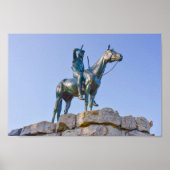 ミズーリ州カンザスシティーのスカウト像の正面 ポスター (正面)