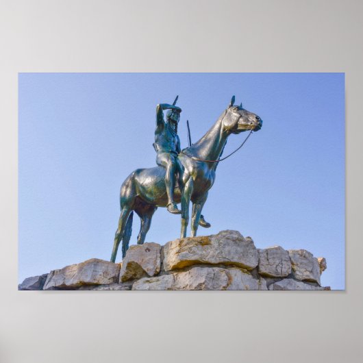 ミズーリ州カンザスシティーのスカウト像の正面 ポスター (正面)