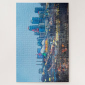 ミズーリ州カンザスシティーのダウンタウンにあるホリデーライト ジグソーパズル (縦)