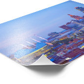 ミズーリ州カンザスシティーのダウンタウン、デュスク フォトプリント (角)