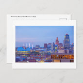 ミズーリ州カンザスシティーのダウンタウン、デュスク ポストカード (正面/裏面)