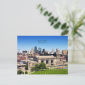 ミズーリ州カンザスシティーのユニオンステーション シーズンポストカード (スタンド正面)