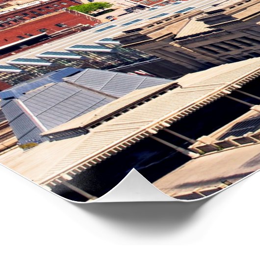 ミズーリ州カンザスシティーのユニオン駅の写真 ポスター (コーナー)