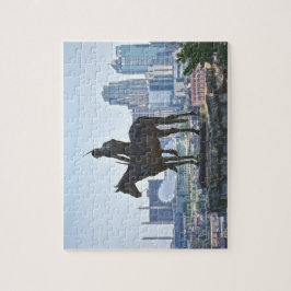 ミズーリ州カンザスシティーの斥候の像 ジグソーパズル