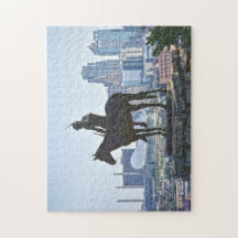 ミズーリ州カンザスシティーの斥候の像