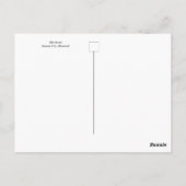 ミズーリ州カンザスシティーの斥候の像 ポストカード (裏面)