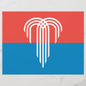 ミズーリ州カンザスシティー州旗とレターヘッド レターヘッド (正面)