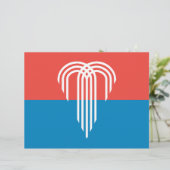 ミズーリ州カンザスシティー州旗とレターヘッド レターヘッド (スタンド正面)