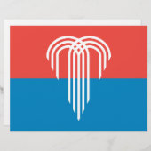 ミズーリ州カンザスシティー州旗とレターヘッド レターヘッド (正面/裏面)