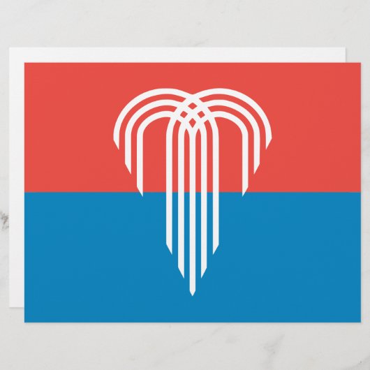 ミズーリ州カンザスシティー州旗とレターヘッド レターヘッド (正面/裏面)