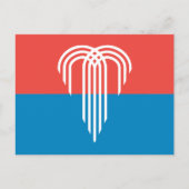 ミズーリ州カンザスシティー州旗はがき ポストカード (正面)