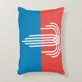 ミズーリ州カンザスシティー州旗 アクセントクッション (正面(垂直))