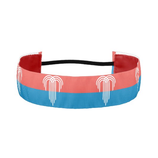 ミズーリ州カンザスシティー州旗 アスレチックヘッドバンド (正面)