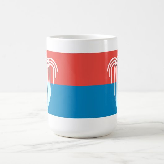 ミズーリ州カンザスシティー州旗 コーヒーマグカップ (中央)