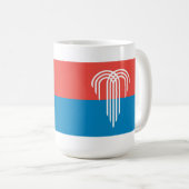 ミズーリ州カンザスシティー州旗 コーヒーマグカップ (正面右)